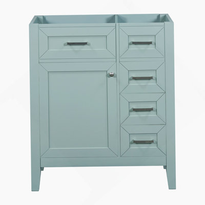 Meuble-lavabo de salle de bain sans lavabo, base d'armoire seulement, armoire de salle de bain avec tiroirs, 