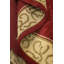 Tapis indien rouge à motif floral 6 x 10