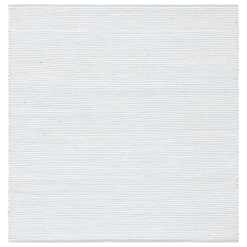 Montauk Flat Weave Cotton Rug, Square 6'