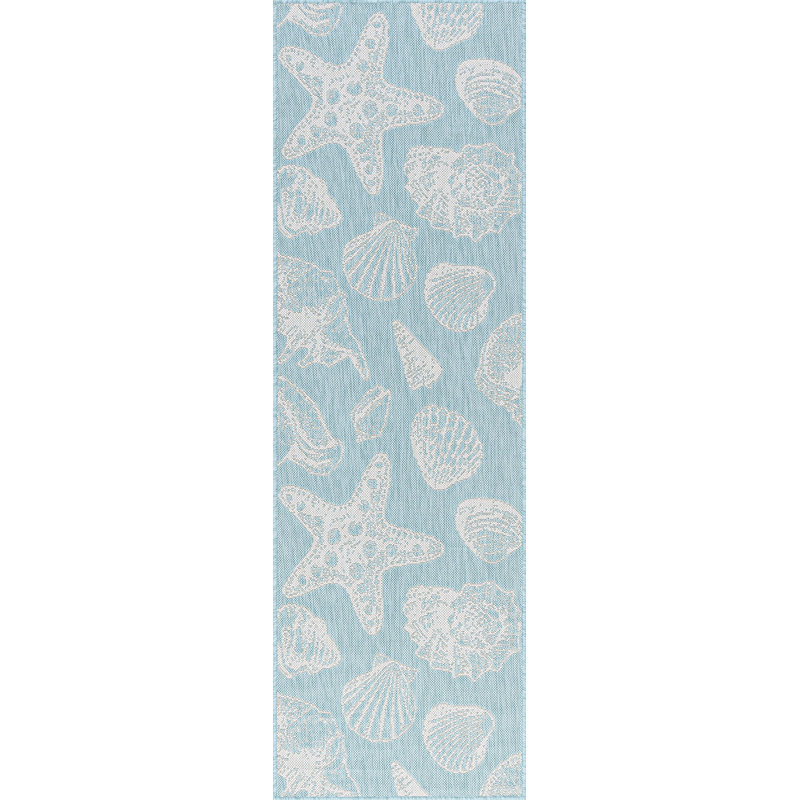 Tapis intérieur / extérieur Seraphine, Tapis de couloir 2 pi 3 po x 7 pi 3 po