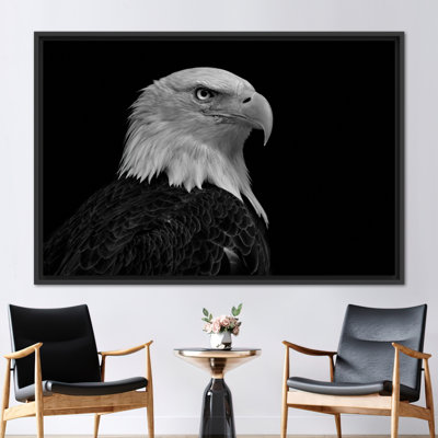 Majestic Bald Eagle Photo Print on Canvas - Loft Style Animalistic Art Poster