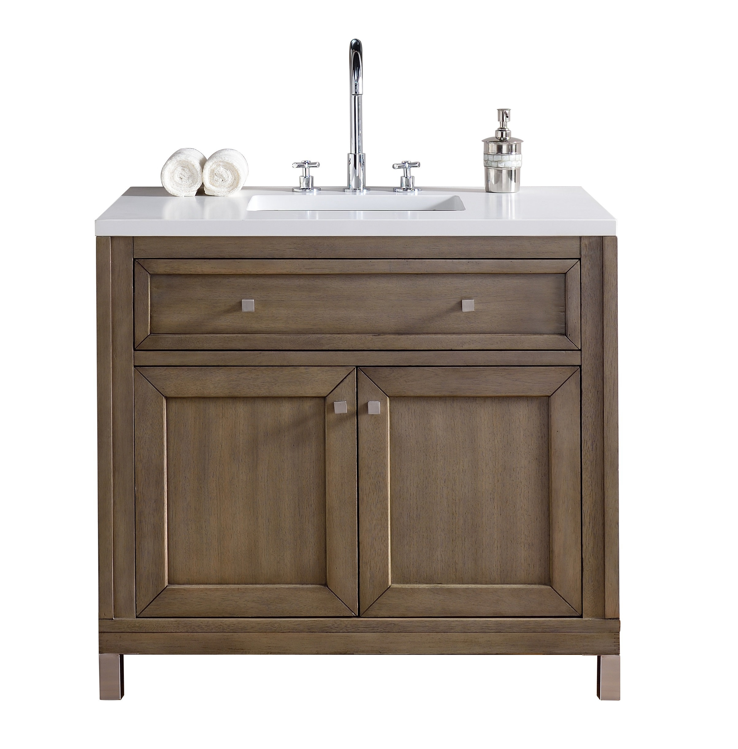 Queen 48 Full Sonoma Wall Mount Single Sink Modern Bathroom Vanity