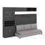 Lit escamotable mural avec canapé intégré, tablettes, ports USB et éclairage-1760978864-1760978865