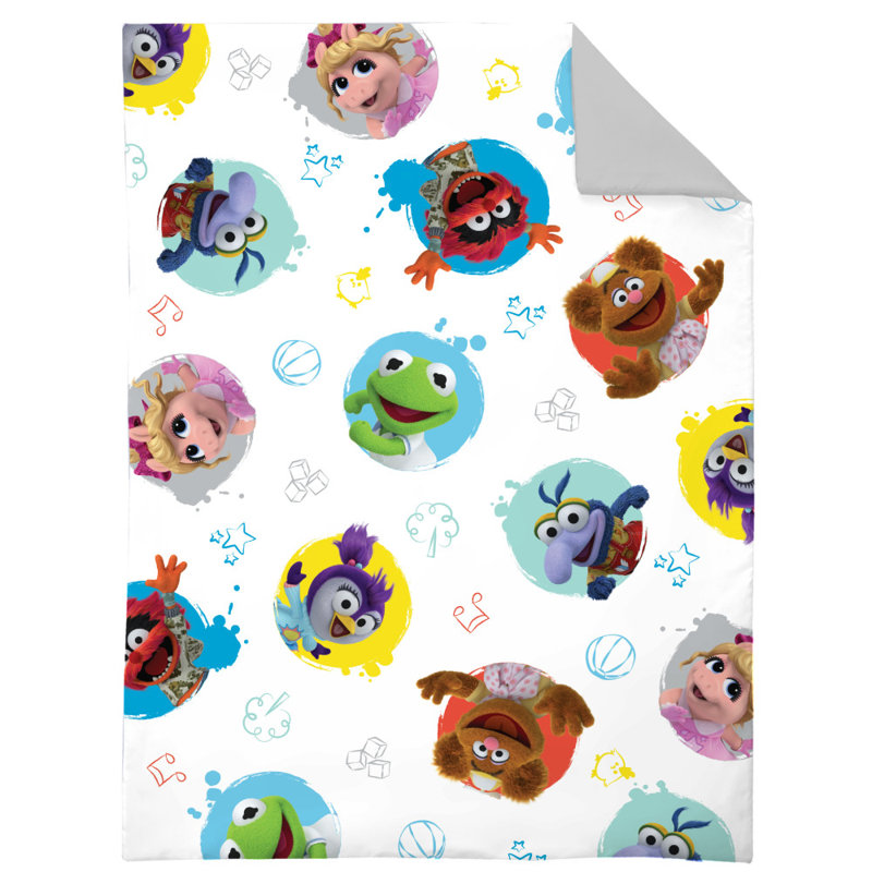 Ensemble de literie enfant 4 pièces muppet bébés amitié