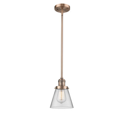 Luminaire suspendu conique à 1 lumière Milardo