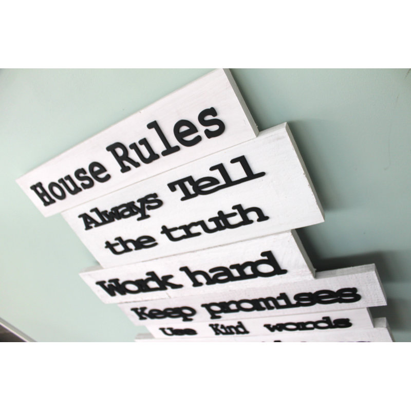 House Rules Wall Décor