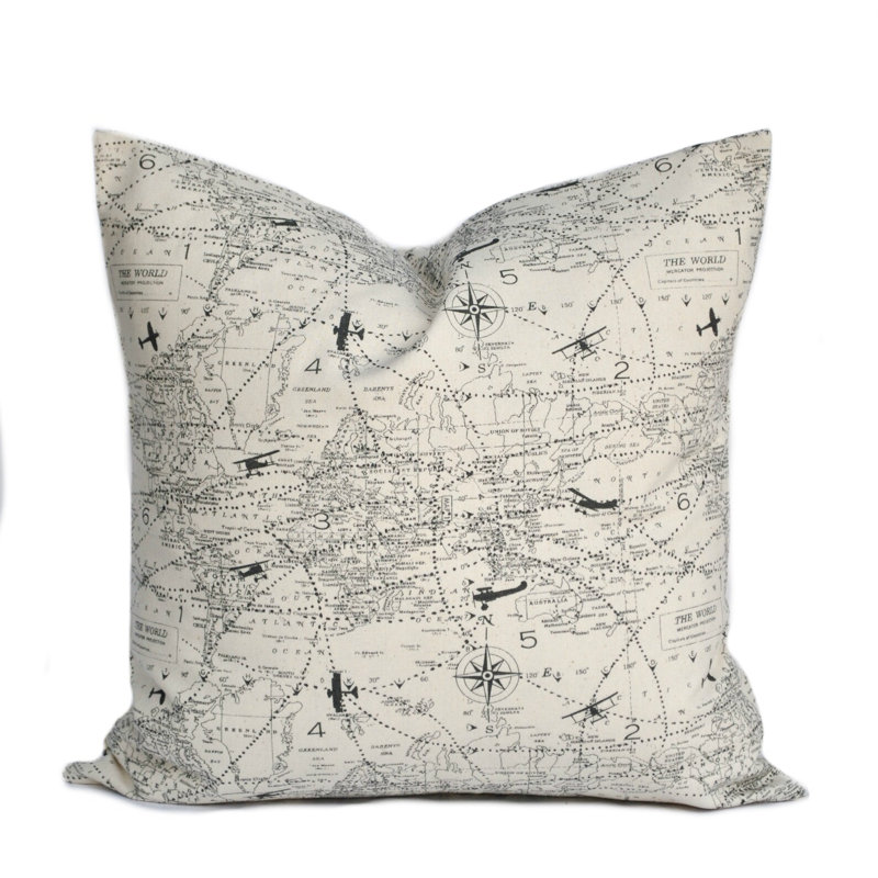  Housse de coussin 100% coton, 21,5 po x 21,5 po