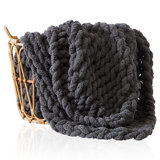 Chunky Knit Blanket Throw