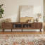Meuble télé, meuble télé avec armoires de rangement Modern Minimal Glass-Doors-856874639