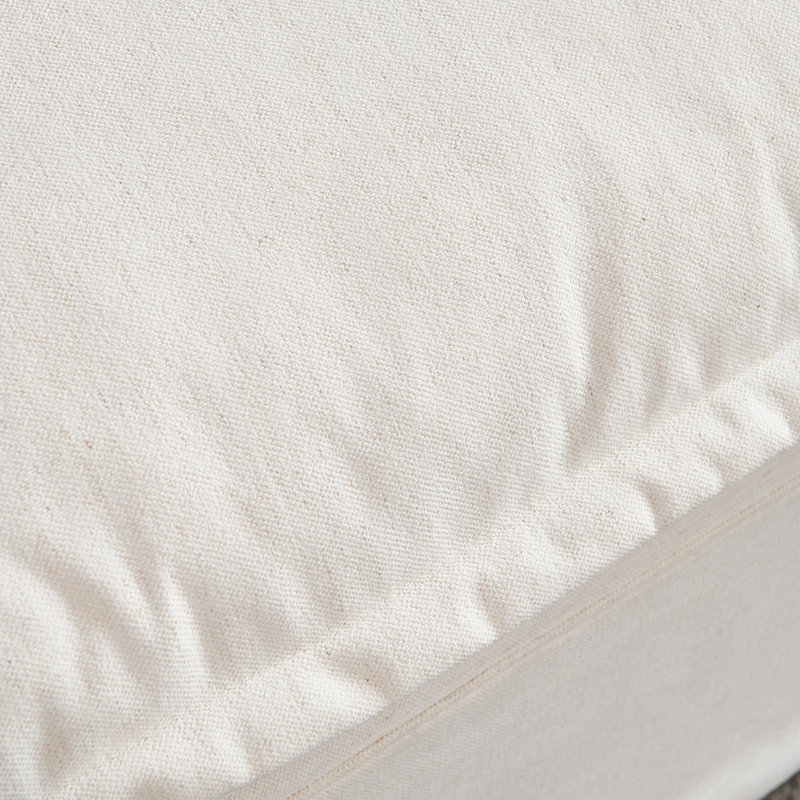 Canapé modulaire Cloud Canapé modulaire 6 places Canapé modulaire rembourré avec repose-pieds, Mélange de lin crème