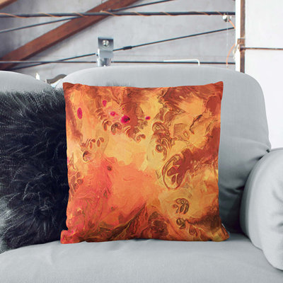 Abstract Square Throw Cushion