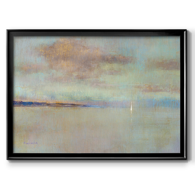 «August Morning», toile tendue avec châssis, Noir, H 26 po x l 38 po x P 1,5 po