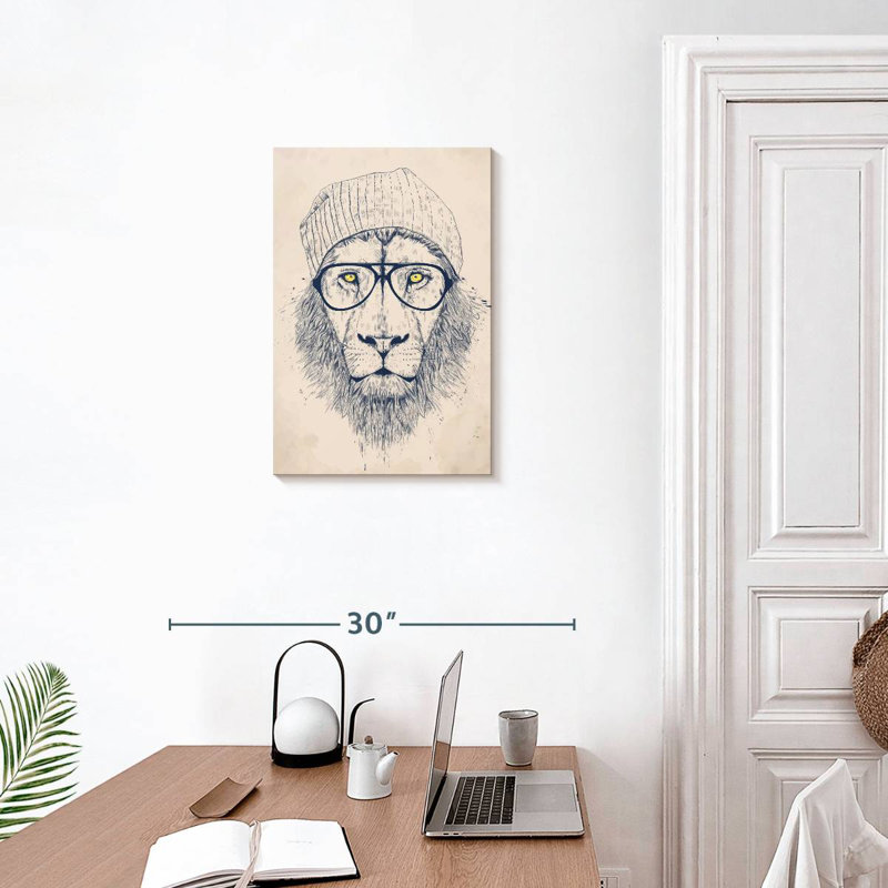 Lion tendance, H 24 po x l 16 po