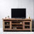 Solid Wood Media Cabinet, 72x19x33-109727672