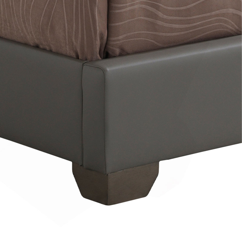 Lit décontracté confortable gris clair pour la détente