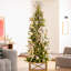 Collier d'arbre de Noël en bois-99007221