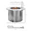 Outsunny 2-In-1 Smokeless Fire Pit-101282148