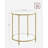 Doynton Glass Top End Table