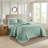 3 Piece Reversible Bedspread Set Seafoam-114529076