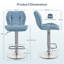 color Height Adjustable Swivel Bar Stools-661556825