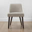 Chaise d'appoint rembourrée en bois massif Bremment-720516628