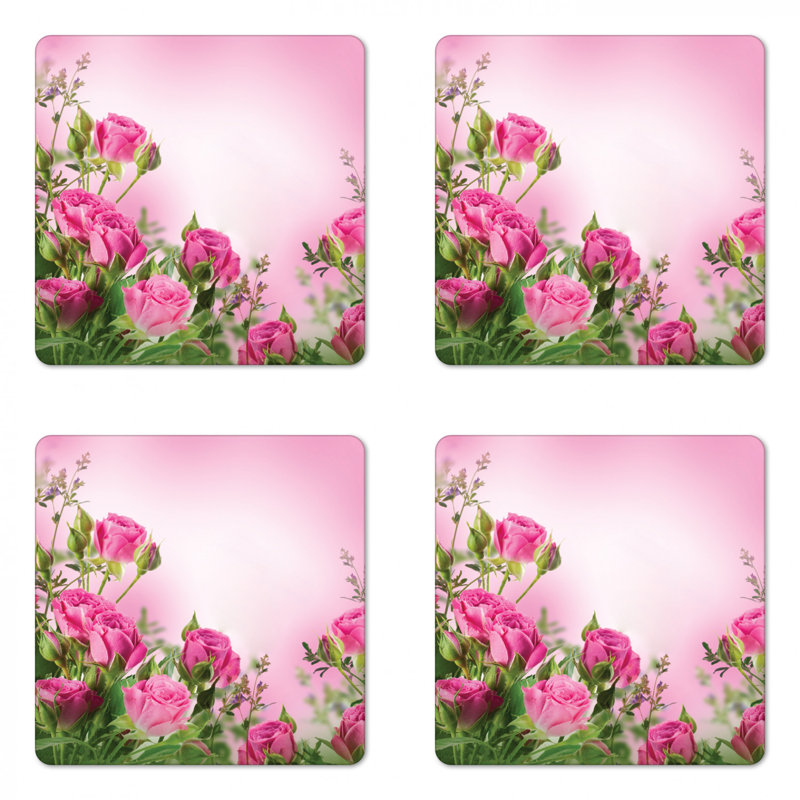 Square 4 Piece Coaster Set