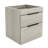 Capri Modern Double Drawer Low Profile Nightstand-1915568806