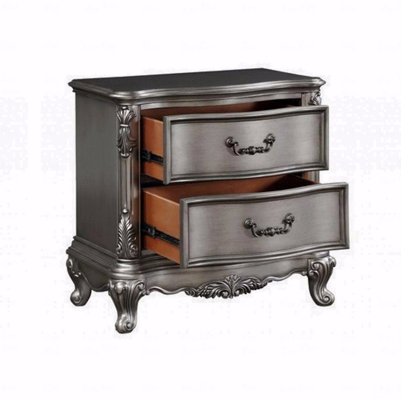 Table de chevet 2 tiroirs Woodenen