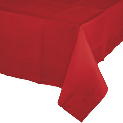Creative Converting Solid Colour Plastic Tablecloths, 3 ct