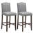 Red Barrel Studio Set Of 2 Nailhead Bar Stools Upholstered Counter Height Stool For Kitchen/dining Room-1792413109-1792413111