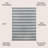 Raygoza Two-Tone Striped Classic Low-Pile Machine-Washable Cream/Dark Gray Rug-1691097023