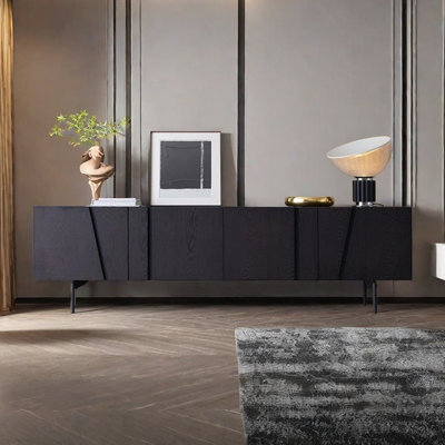 Modern minimalist size apartment TV cabinet