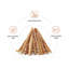Allume-feu 40 lb Fatwood - Bois d'allumage 100% pin naturel pour foyer, feu de camp, feu de camp, barbecue ou poêle à bois