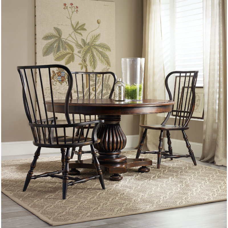 Sanctuary Windsor Back Side Chair, Ebony