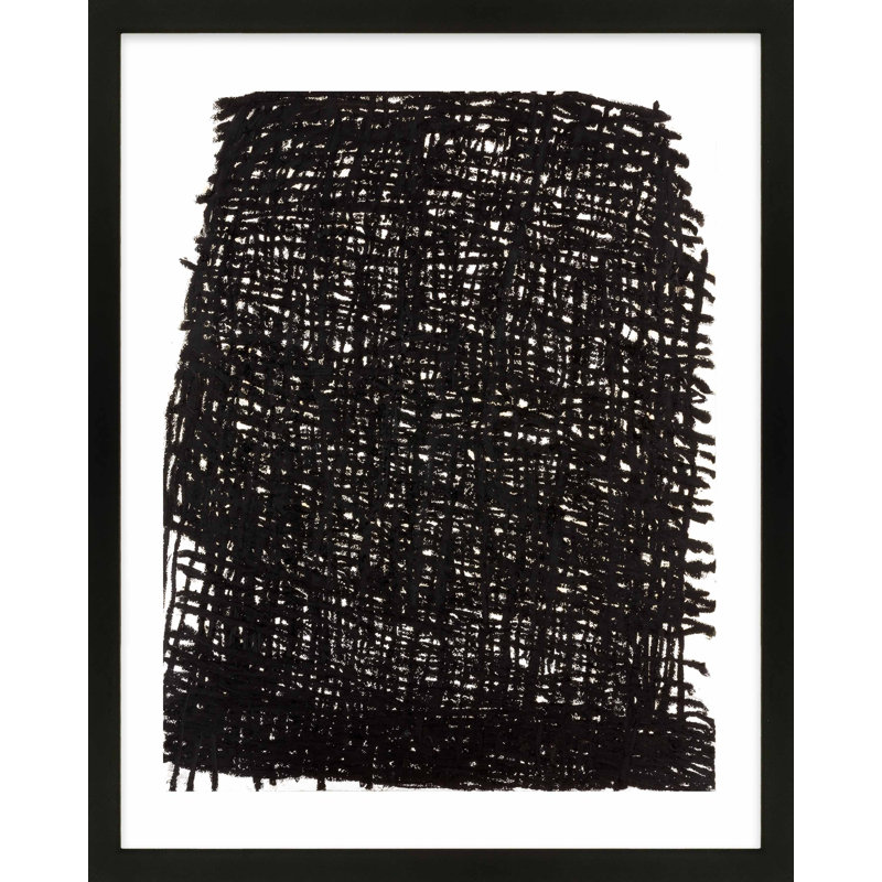 Dense Forest Print by Stephanie Dennis, 20" H x 16" W  x 1.25" D, Black