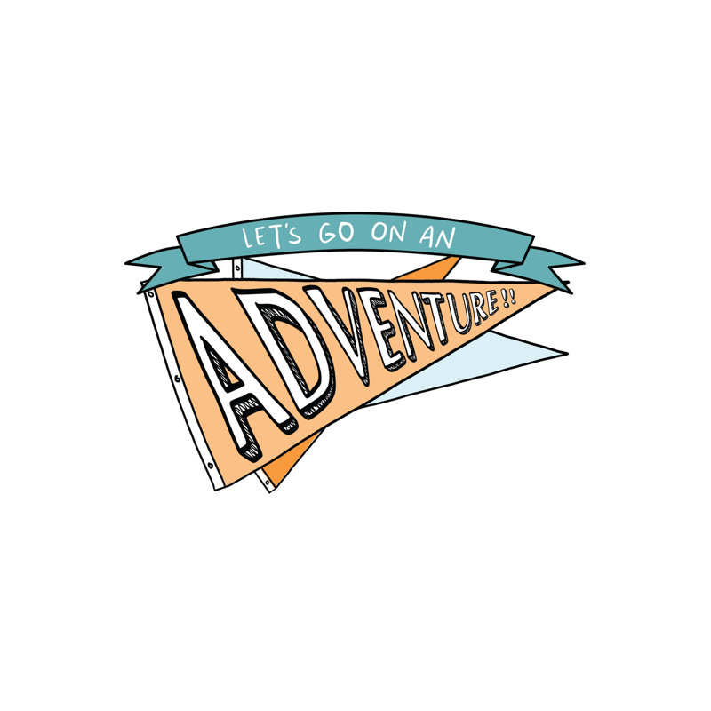 Go On An Adventure - Wrapped Canvas Art Prints, 30cm H x 46cm W x 3.8cm D