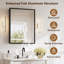 W H Framed Medicine Cabinet Mirror Adjustable-440892165-440892161