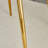 Glass Tabletop With A Diameter Of 40 Inches And A Modern Minimalist Circular Dining Table With Gold Plated Metal Legs. 40 '* 40' * 30 ' DT-1164.W1151S01594