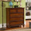 Commodes et commodes rectangulaires en bois massif brun-1413332959