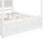 Wood Canopy Bed With Trundle Bed-618234427