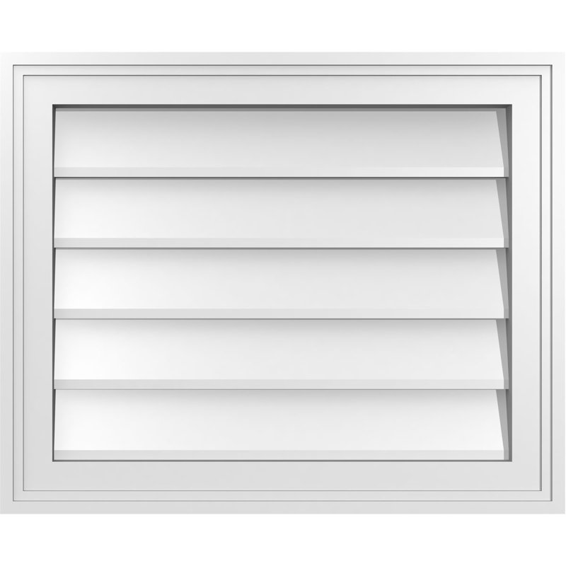 Brickmould Frame, Primed Tan, 18" H x 22" W x 1.5" D