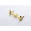 Rouille - Robinet de salle de bain mural - Lavabo en laiton d'aspect or brossé-122521200