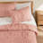 3-Piece King Comforter Set,Pink