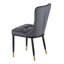 Chaise Parsons rembourrée et revêtue de velours-1346321218
