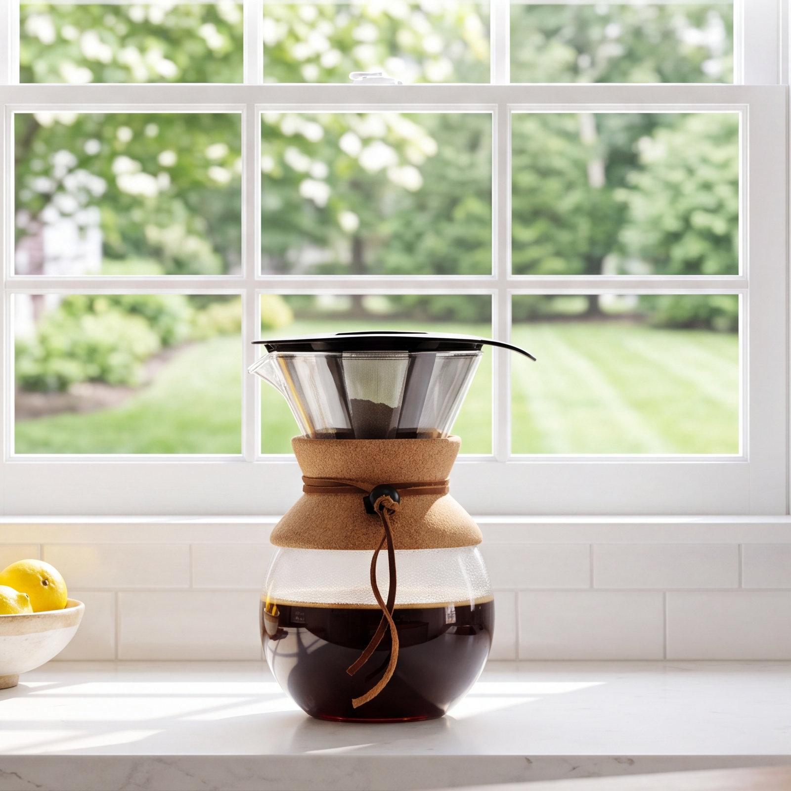Bodum Pour Over Coffee Maker, 2 Cup, Brown