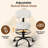 Adjustable Drafting Chair with Back Support Rolling Swivel Stool-613417635-613397739