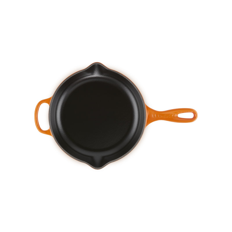 Le Creuset Enameled Cast Iron Skillet, Flame