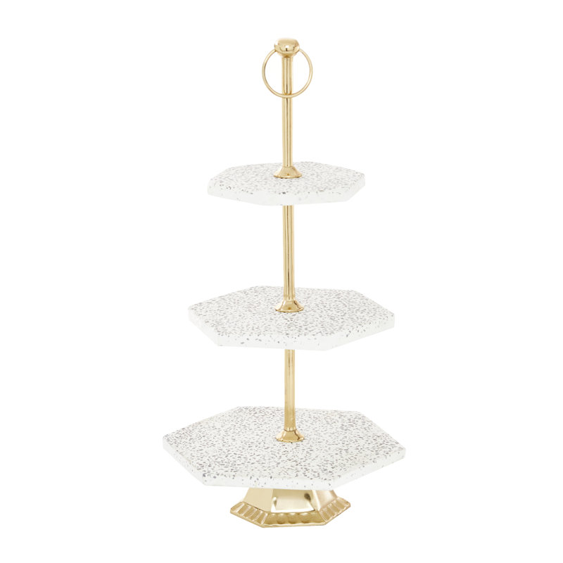 Stoneware Tiered Stand