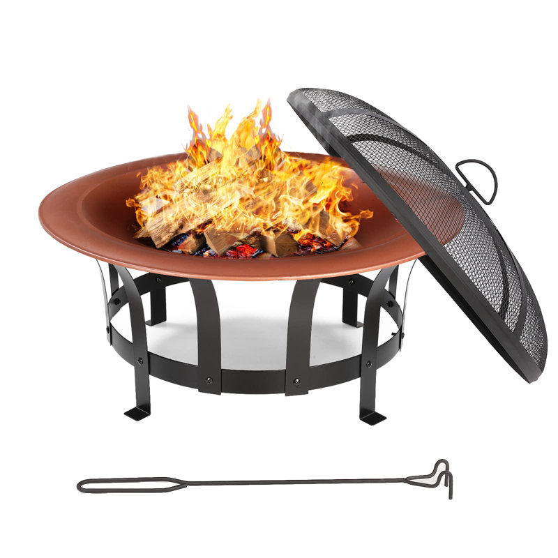 LIFERUN 61.5cm W Kettle Gas & Charcoal Combo Grill