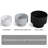 3-Piece Set PE Tiered Cylindrical Planters